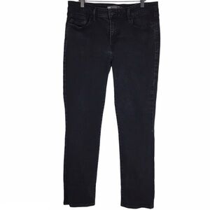 LEVI’S Jeans Mid Rise Skinny Slim Faded Black Wash Stretch Denim Plus Size 14